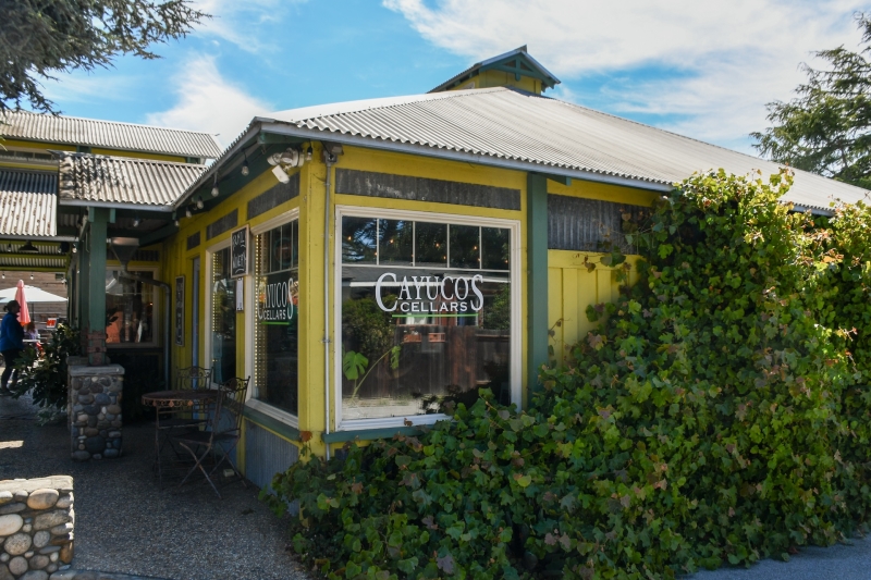 Cayucos Cellars External View Building/Sign Cambria