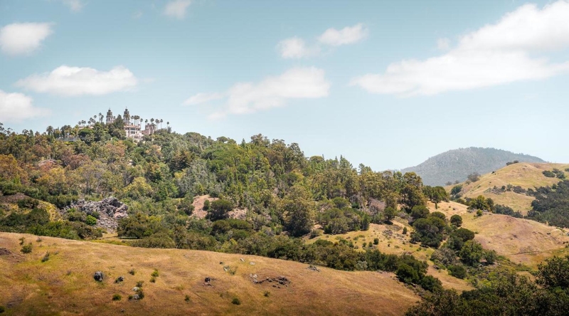 Hearst Ranch with view of Hearst Castle in the distance