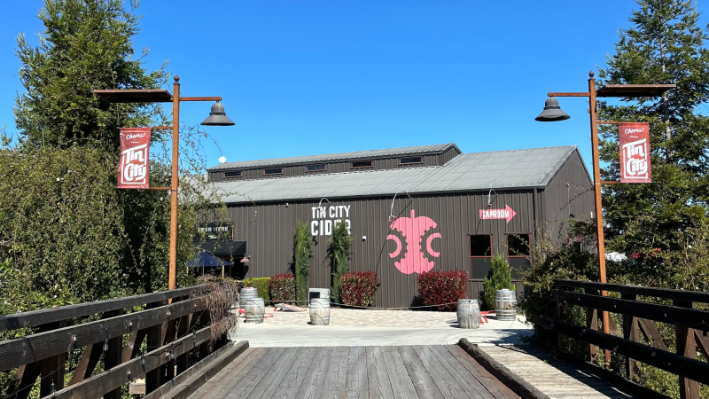 Tin City Cider Exterior