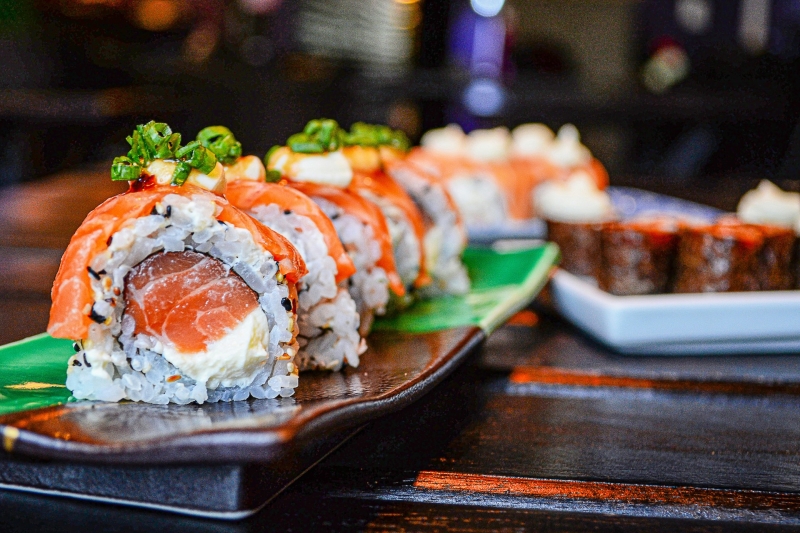 Plate of sushi