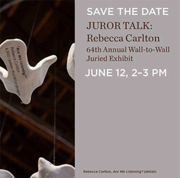 Things to do this Weekend Juror Talk with Rebecca Carlton