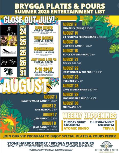 Events Live Music at Brygga Plates & Pours