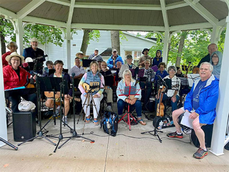 Events Free Concert at Noble Square -Ukulele Society of Door County