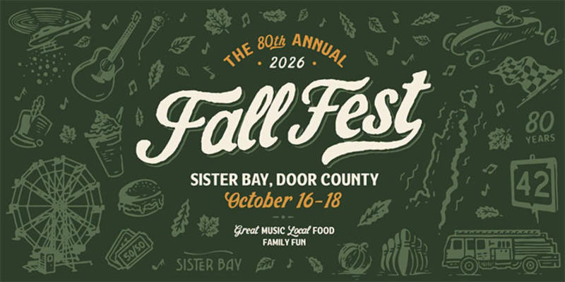 Events 80th Annual Sister Bay Fall Fest 2026