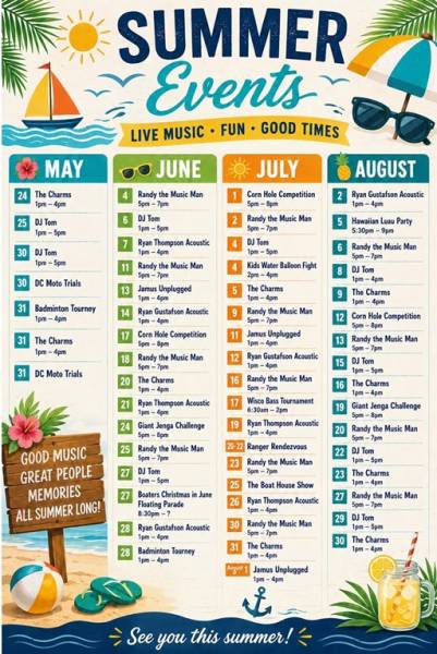 Events Live Music at Wave Pointe Marina