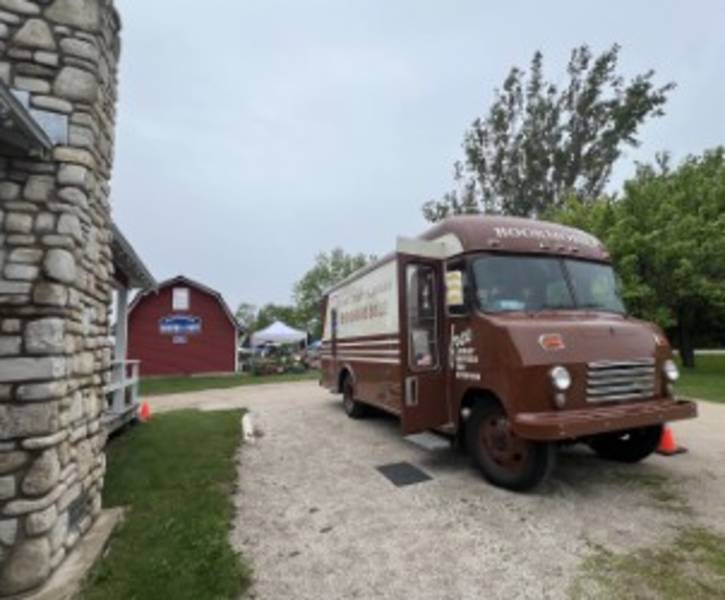 Events Sister Bay Historical Society Open Aire Market with visit from Door County Bookmobile