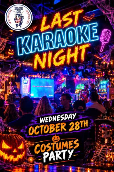 Events Last Karaoke Night – Costume party theme at the Blue Ox!