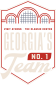 Number 1 Team logo reversed for dark background