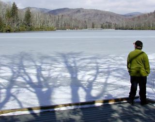 A Frozen Price Lake | Blue Ridge Parkway MP 297