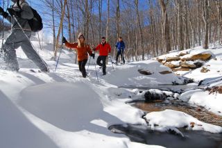 Snowshoeing at Sugar Mountain