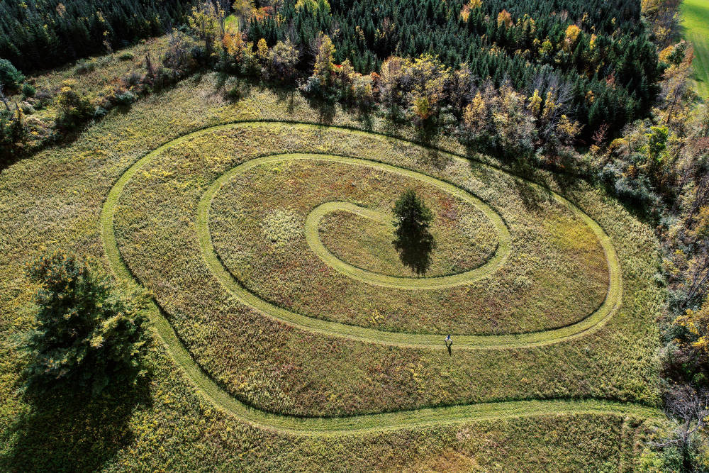 Koumidou Retreat Spiral Walk Visit Schoharie County
