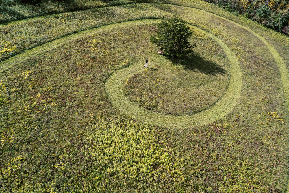 Koumidou Retreat Spiral Walk Visit Schoharie County