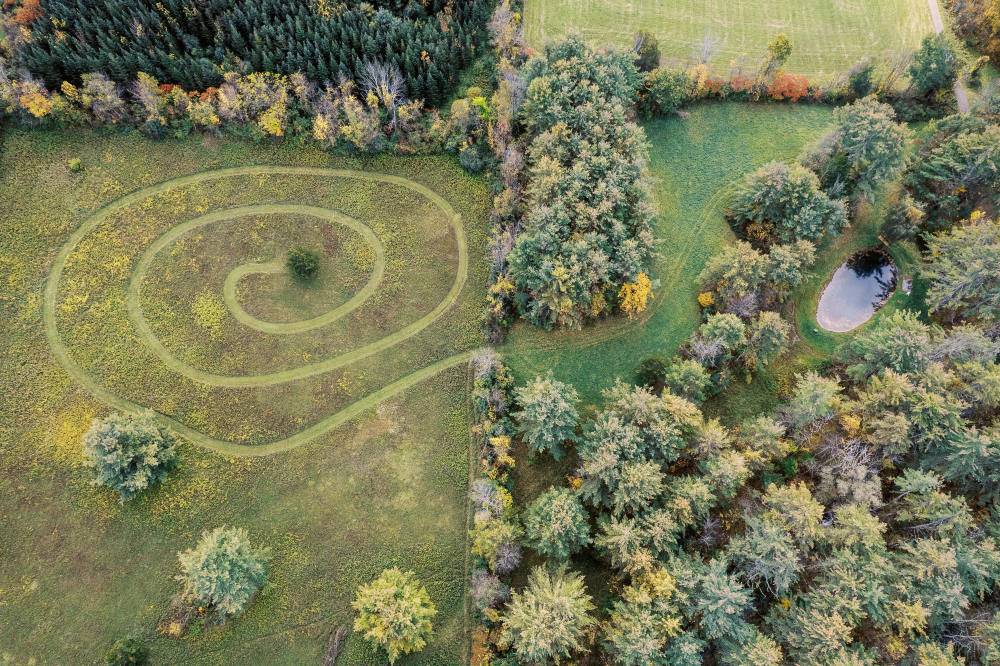 Koumidou Retreat Spiral Walk Visit Schoharie County