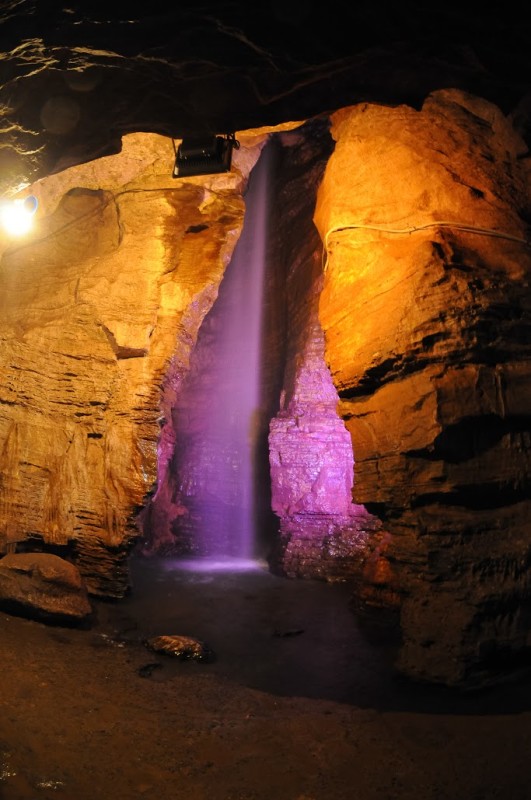 underground waterfall