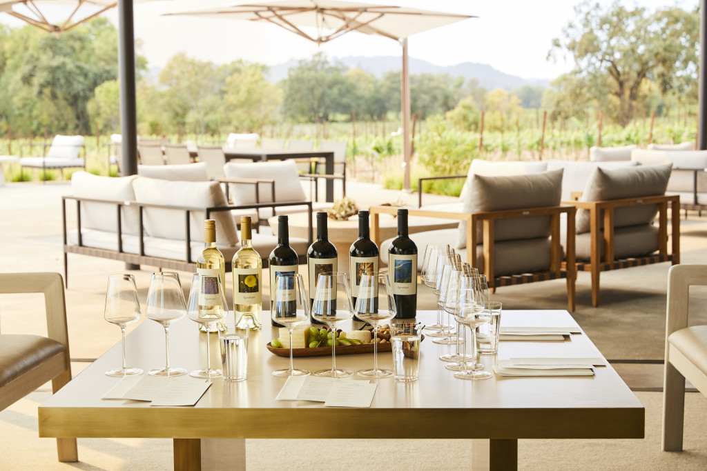 Enjoy an outdoor tasting on our vast patio