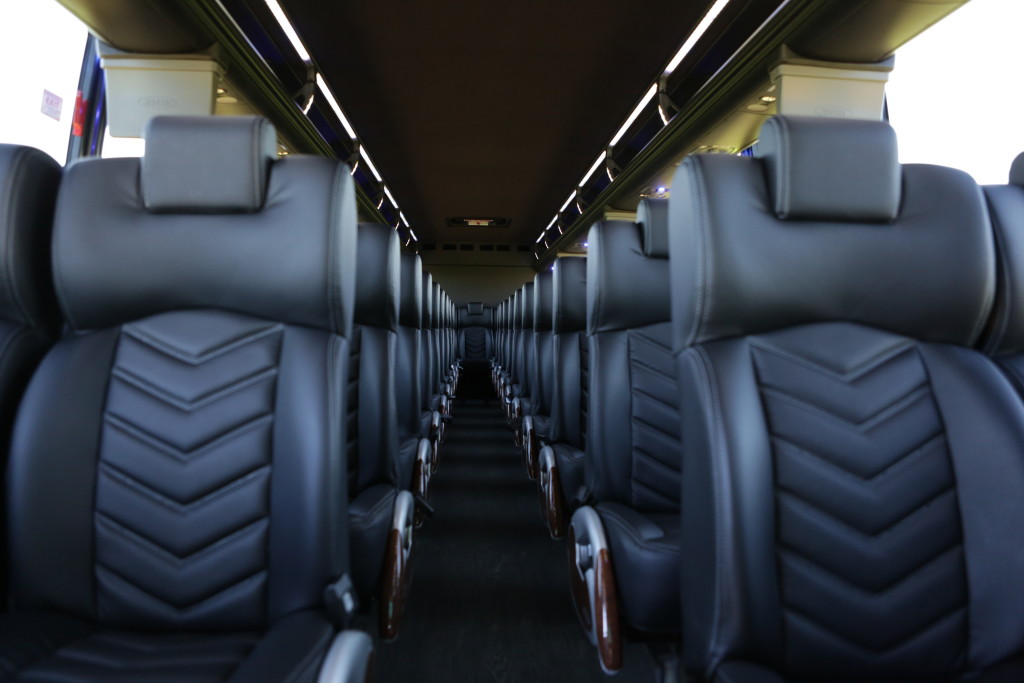 Pure Luxury Transportation Shuttle Interior