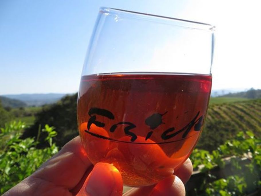 Frick Winery-half glass