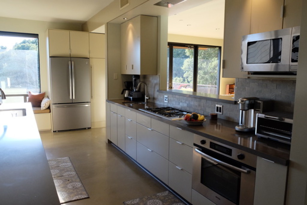 Professional kitchen at A Modern Sonoma