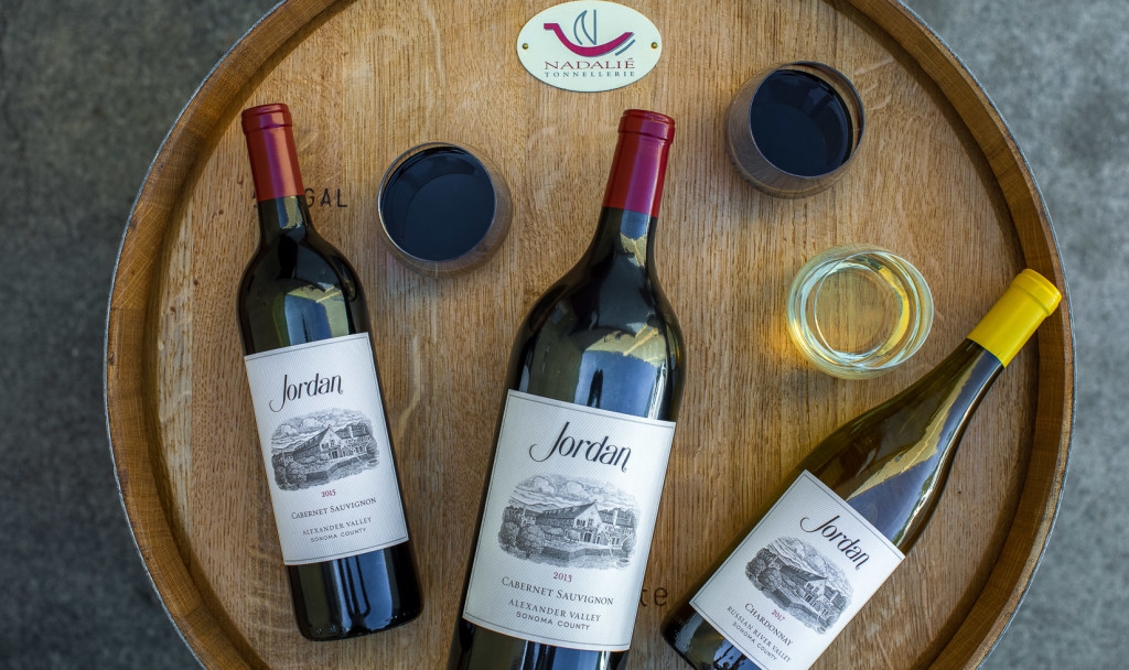 Jordan Cabernet Sauvignon and Chardonnay