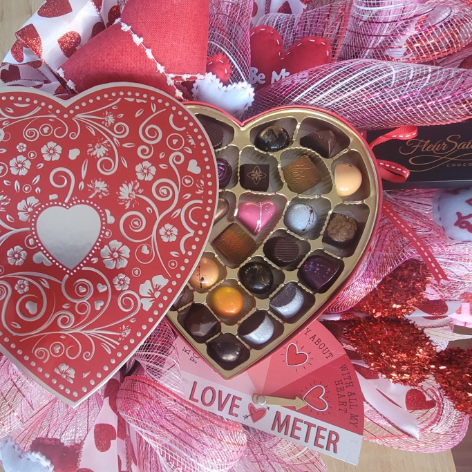 Valentine's Day Chocolate Box from Fleur Sauvage Chocolates