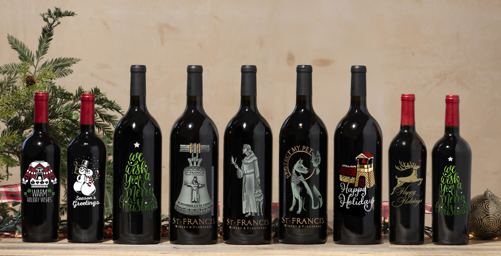 Holiday Etched Bottles