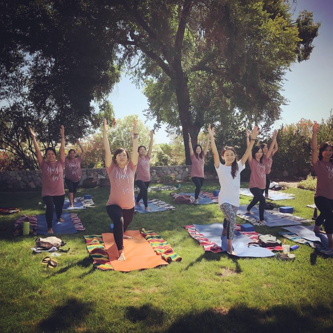 Private Yoga at Harvest Moon Winery