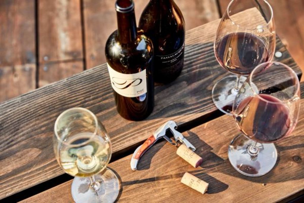 Passalacqua Winery - Wine Glasses and Bottles