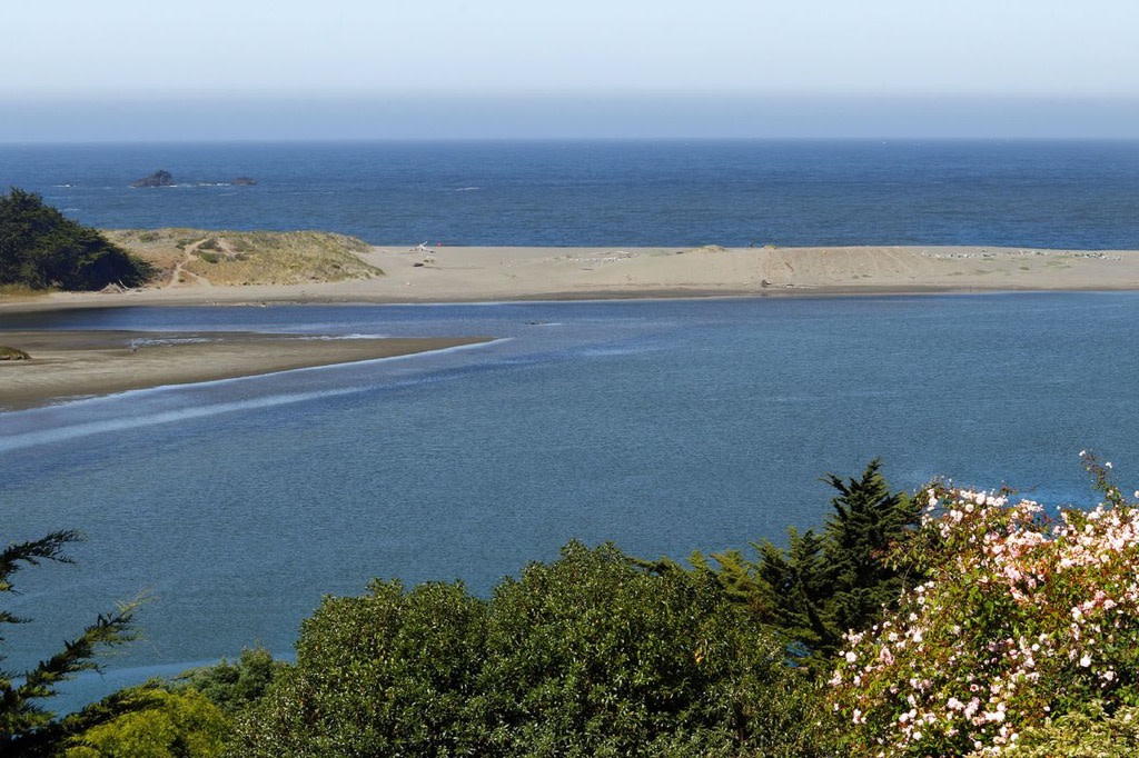 View of Goat Rock Beach from the house