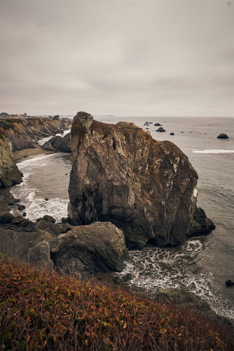 Bodega Bay Ocean with Rock