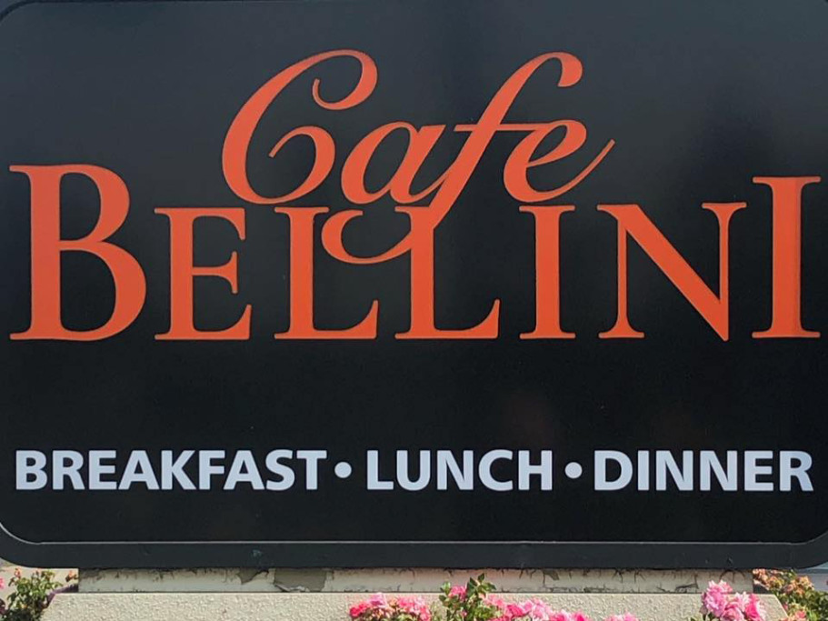 Cafe Bellini sign