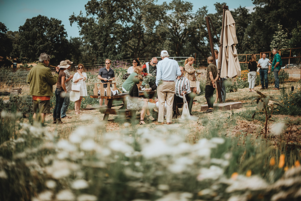 Progressive dinner at Russian River Vineyards - Photo by Gary Ottonello