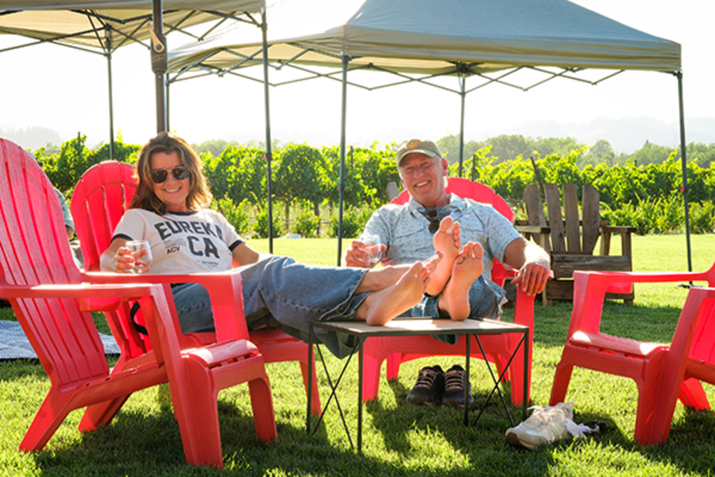 Summer sunset sessions at Foppiano.