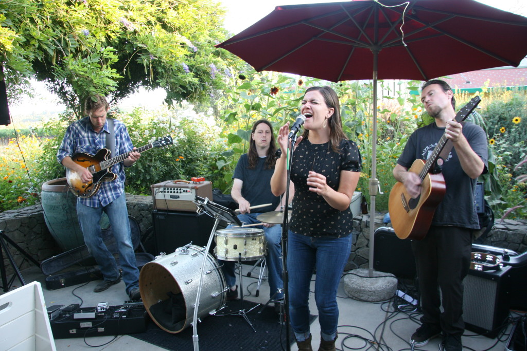Hawkes Summer Nights - B and the Hive on the patio in Alexander Valley. Food for sale in the garden. Saturdays 4-7pm. Visit our events page for full schedule.