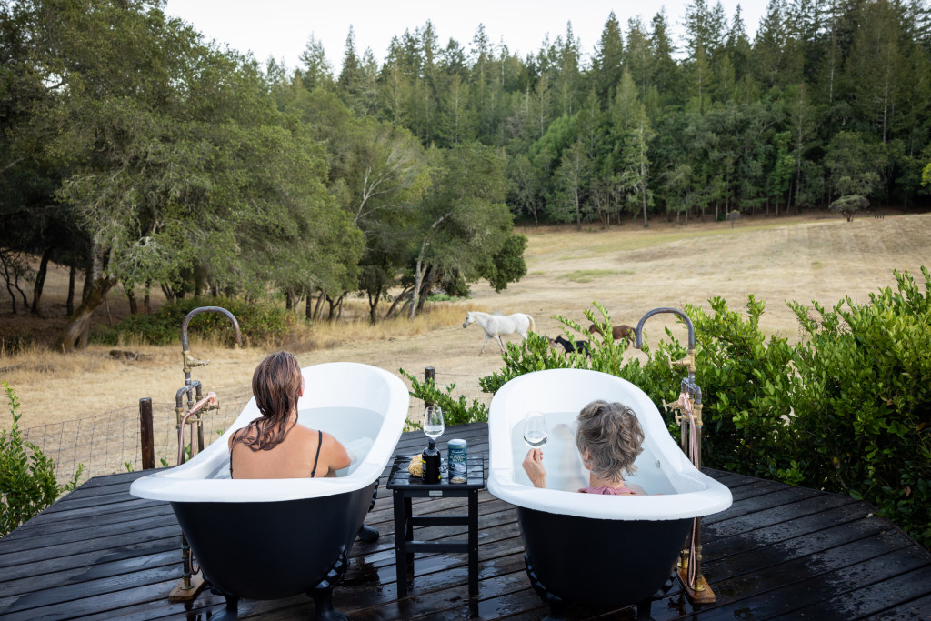 Outdoor Spa Bath