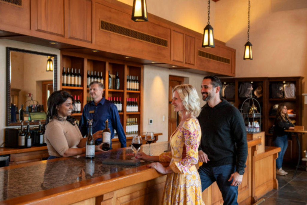 Tuscan Inspired Tasting Room