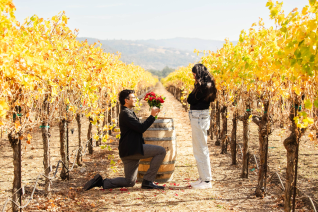 Pop the Question in Wine Country