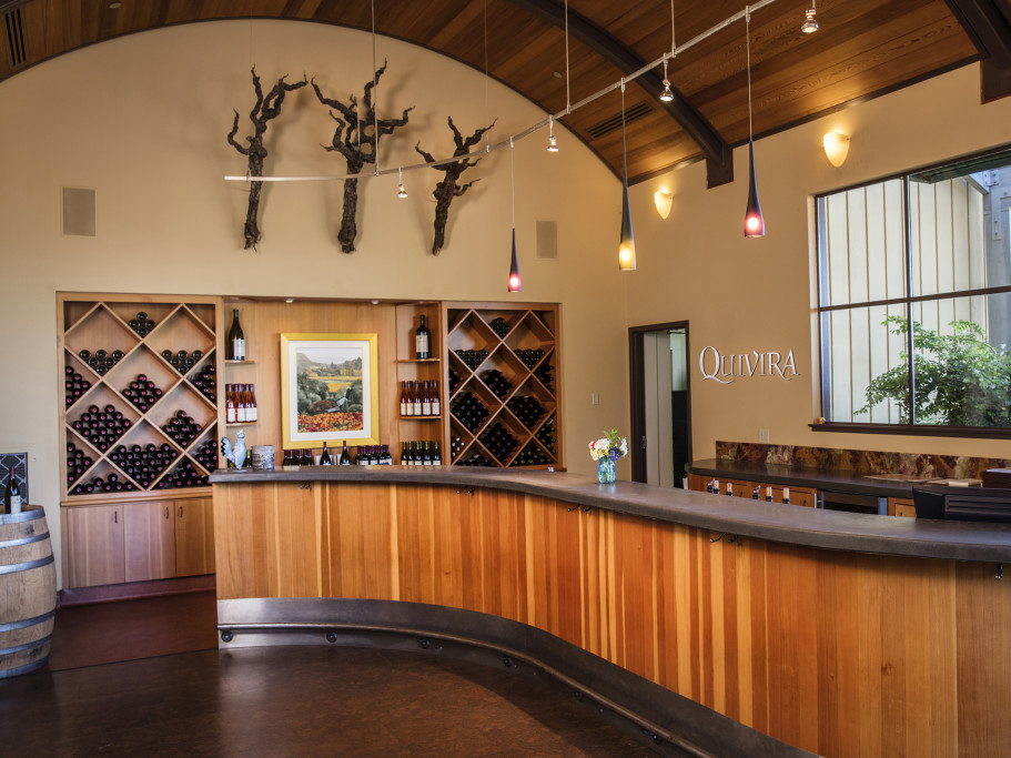 Quivira Vineyards & Winery tasting room