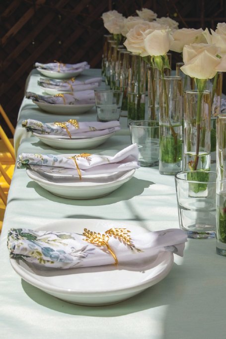 Welcome Brunch Table Setting