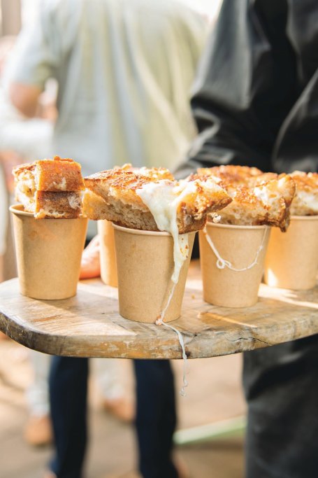 Grilled Cheese Shooters