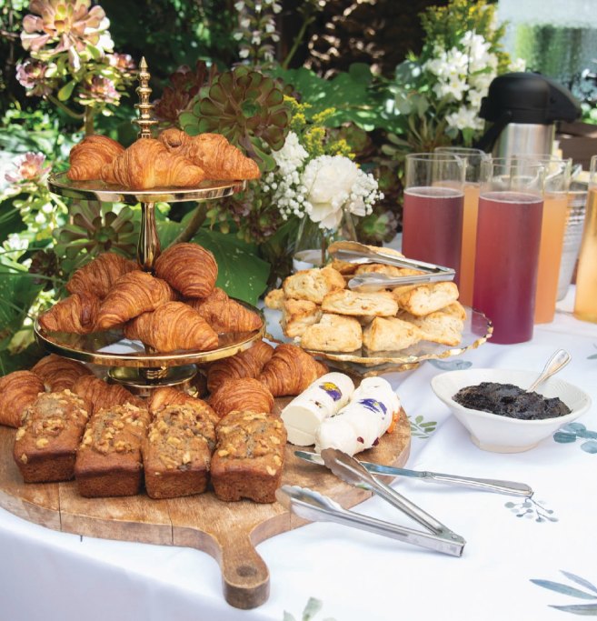 Welcome Brunch Table Setting