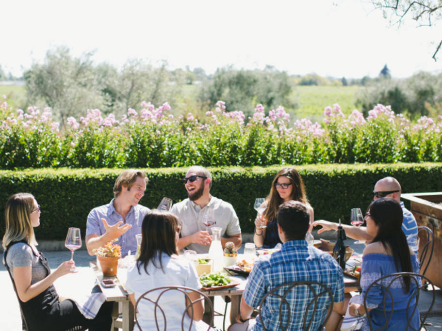 Enjoy our signature wine country picnic served at a local winery
