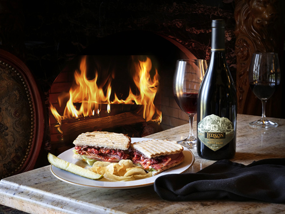 Sandwich from Gourmet Marketplace at Ledson Winery & Vineyards