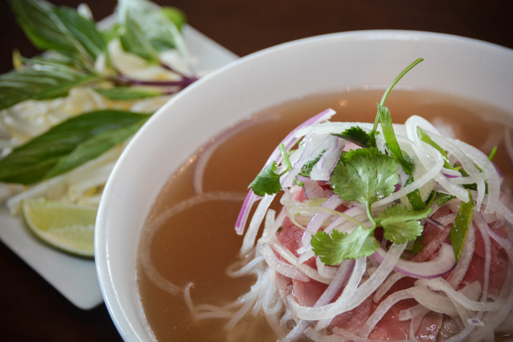 Pho - We feature beef, chicken, fish, shrimp, and vegetable pho.
