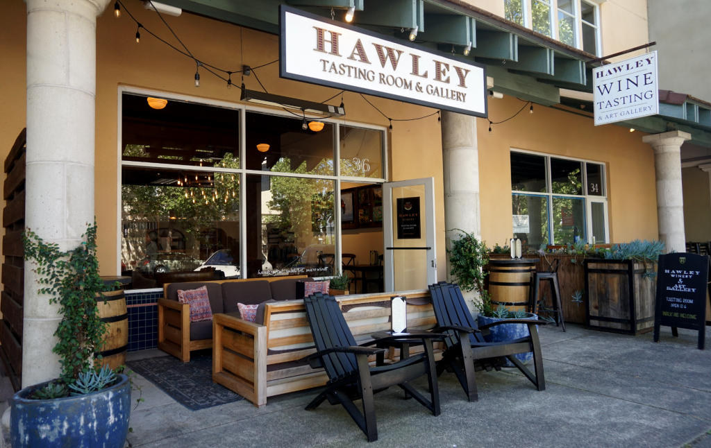 Hawley Tasting Room - An outside view of the Hawley Tasting Room & Art Gallery
