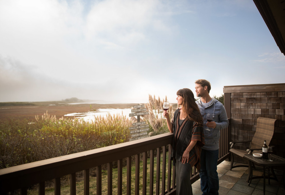 The Lodge at Bodega Bay Ocean Club Suite Patio Bay View