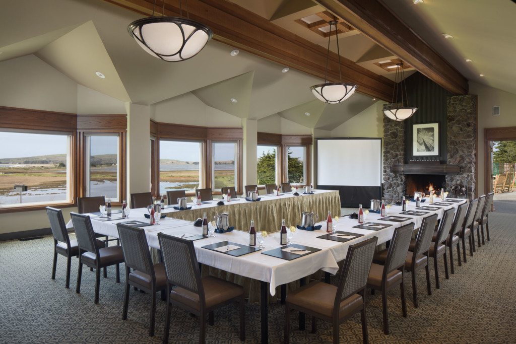 The Lodge at Bodega Bay Waveside Event Space Interior Water View U-Shape