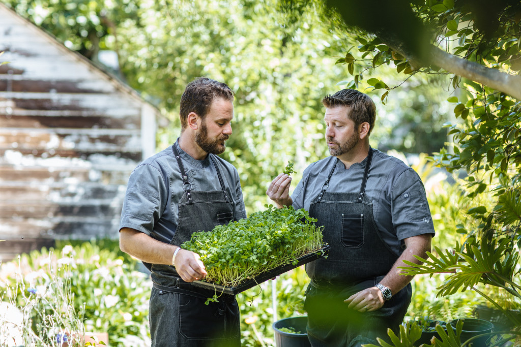 Chef Dustin Chef + Master Gardener Tim