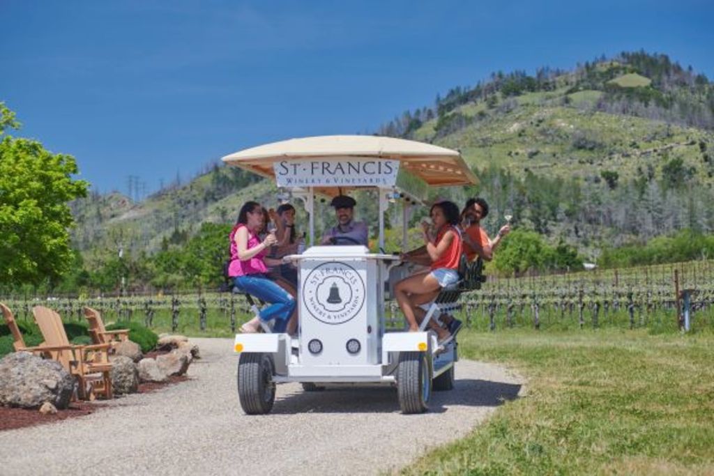 Tour de St. Francis Trolley Vineyard Tour & Tasting