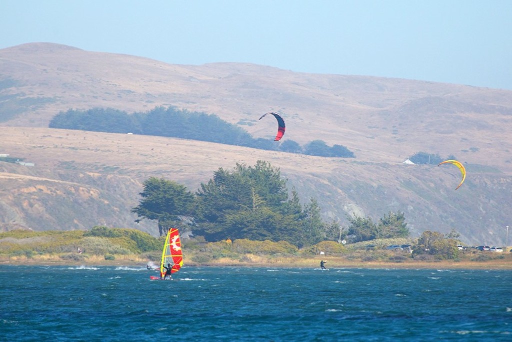 Windsurfers at Westside Regional Park