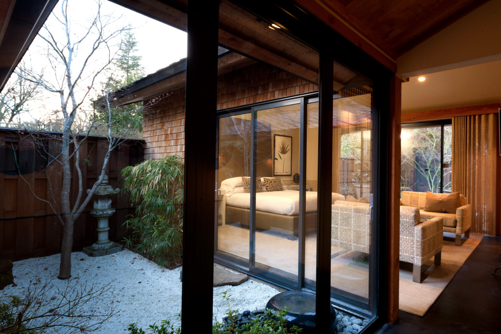 Gaige House + Ryokan, room and patio